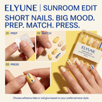 Sunroom Edit Butter-Graphic Soft-Gel Press-On Nails