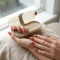 Terracotta Glaze Glossy Soft-Gel Press-On Nails